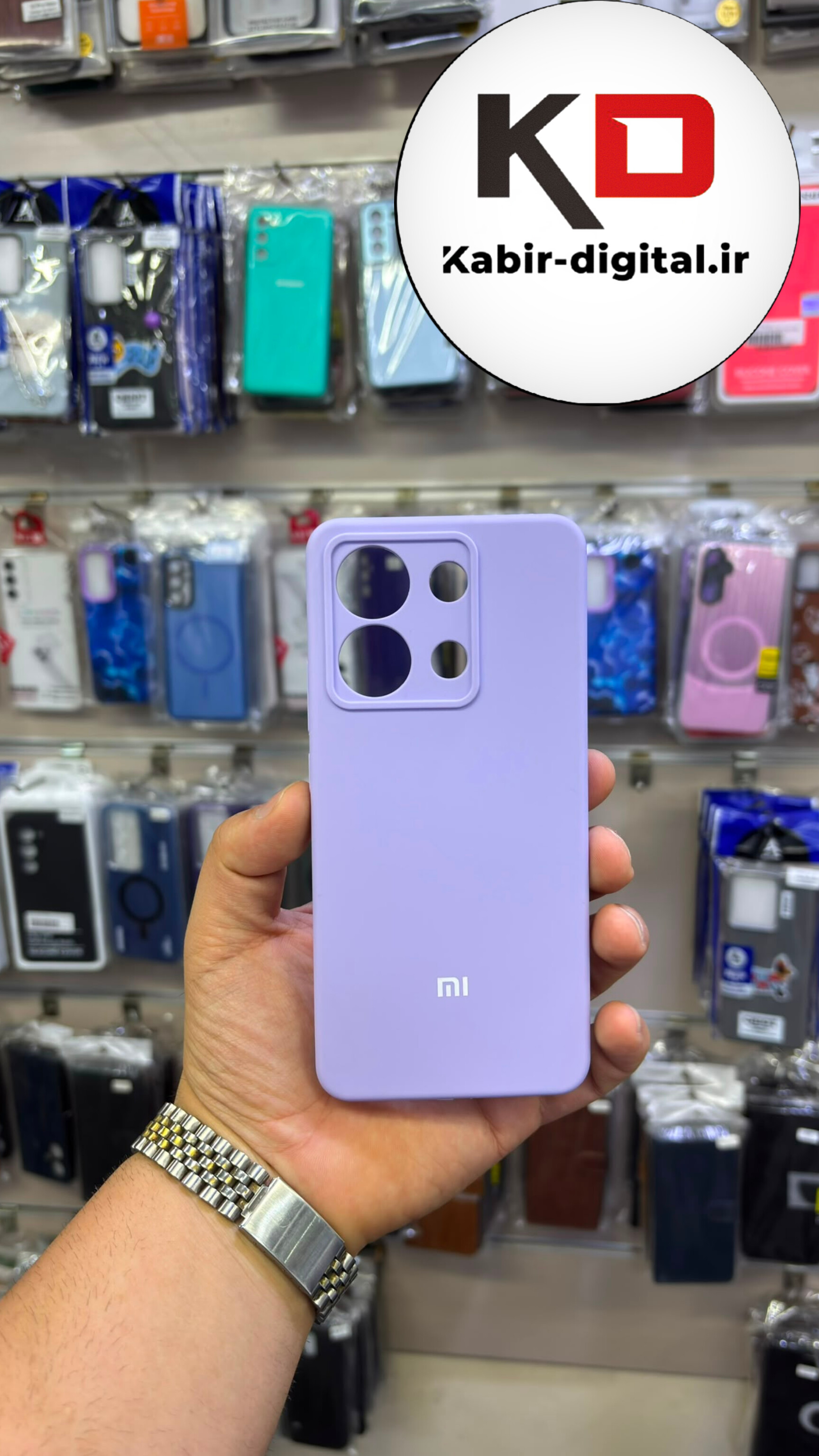 قاب گوشی Redmi Note 13 4g شیائومی سیلیکونی اورجینال درجه یک داخل پارچه زیر بسته محافظ لنزدار یاسی