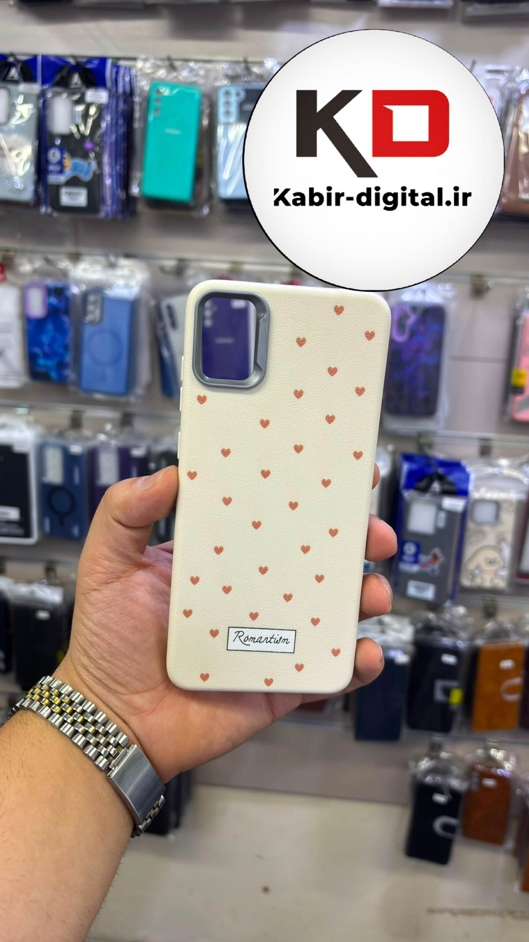 قاب گوشی Galaxy A05 سامسونگ لدر دیزاین SOFT Lether Design فانتزی سیلیکونی طرح چرم لنز کرومی عروسکی