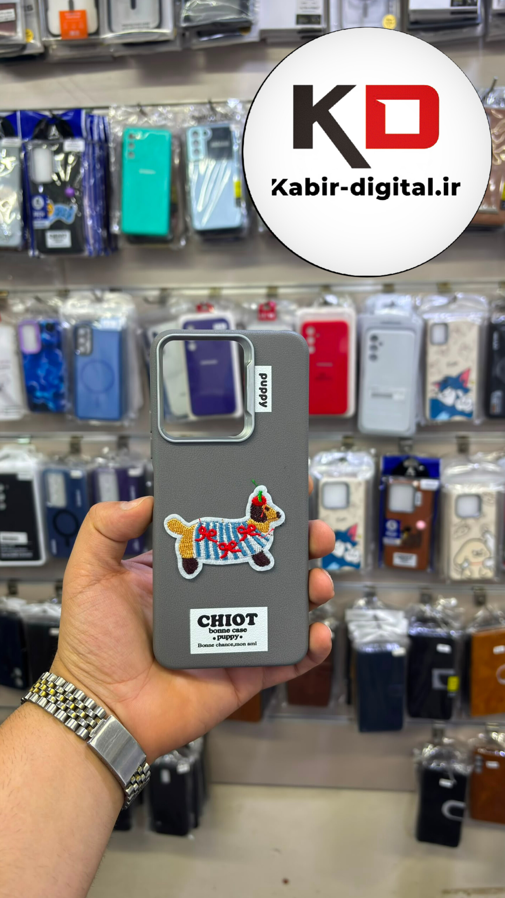 قاب گوشی Redmi 13 / POCO M6 شیائومی لدر دیزاین SOFT Lether Design فانتزی سیلیکونی طرح چرم گلدوزی