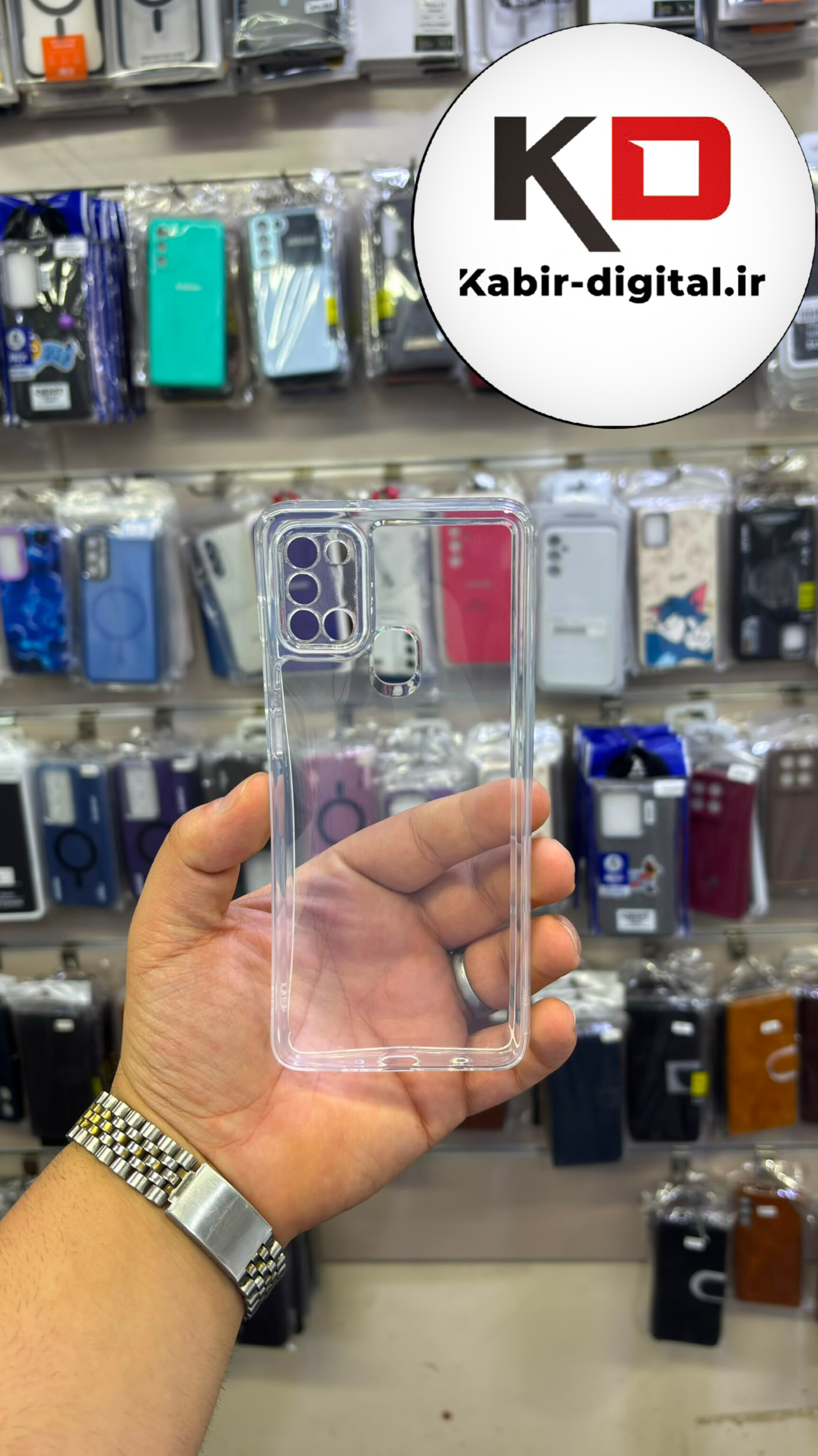 قاب گوشی Galaxy A21s سامسونگ  ژله ایی پشت سخت شیشه ای شفاف محافظ لنزدار کپسولی بی رنگ