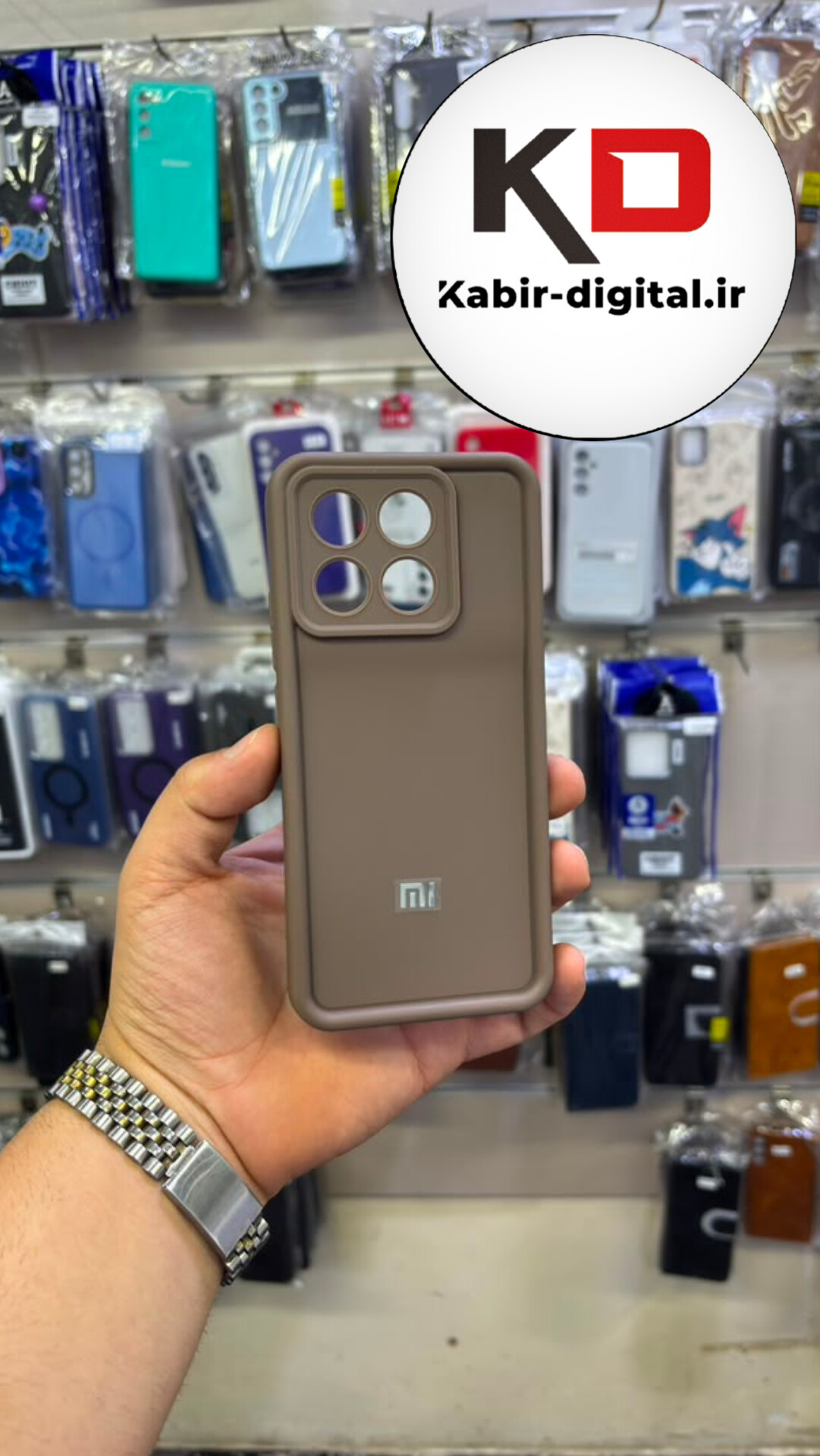 قاب گوشی Redmi K70E / POCO X6 Pro شیائومی سیلیکونی اورجینال Solid Case لوگو برجسته ضد ضربه محافظ لنز دار