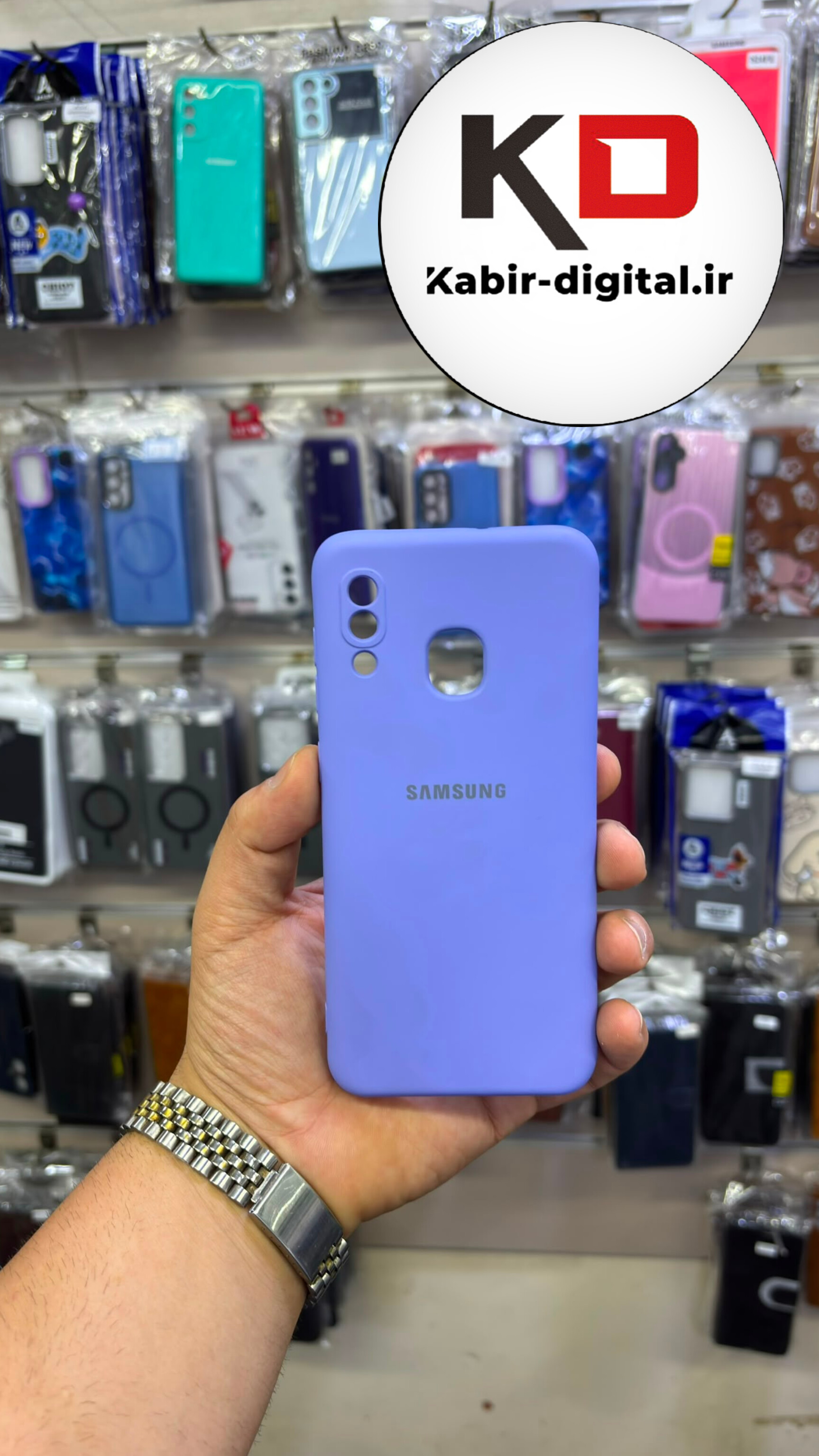 قاب گوشی Galaxy  A20 / A30 سامسونگ سیلیکونی اورجینال درجه یک داخل پارچه زیر بسته محافظ لنزدار