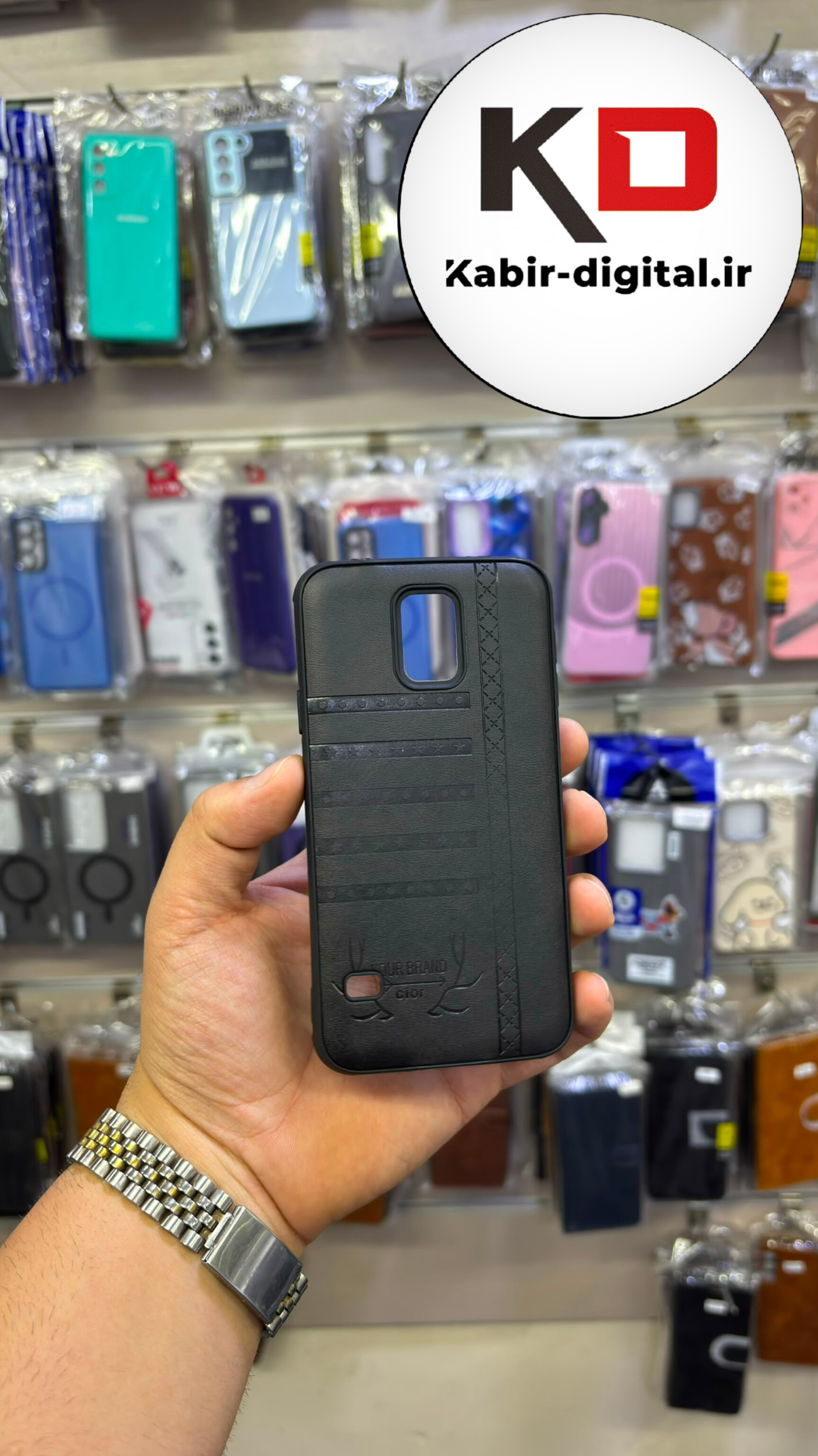 قاب گوشی Galaxy S5 سامسونگ طرح ژله ای چرمی ساده گوزنی محافظ لنزدار