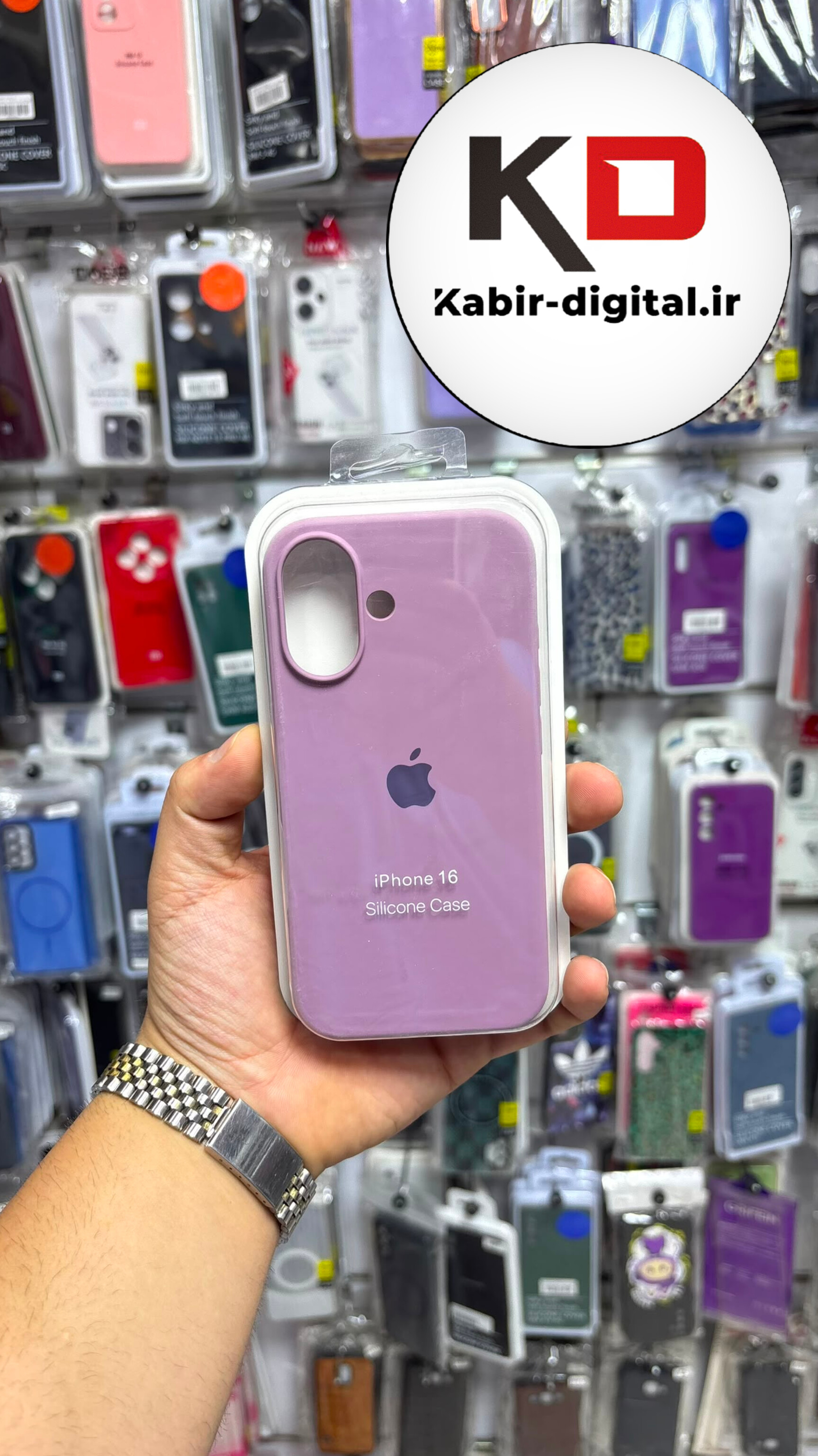 قاب گوشی iPhone 16 / 17 آیفون سیلیکونی اورجینال درجه یک داخل پارچه محافظ لنزدار