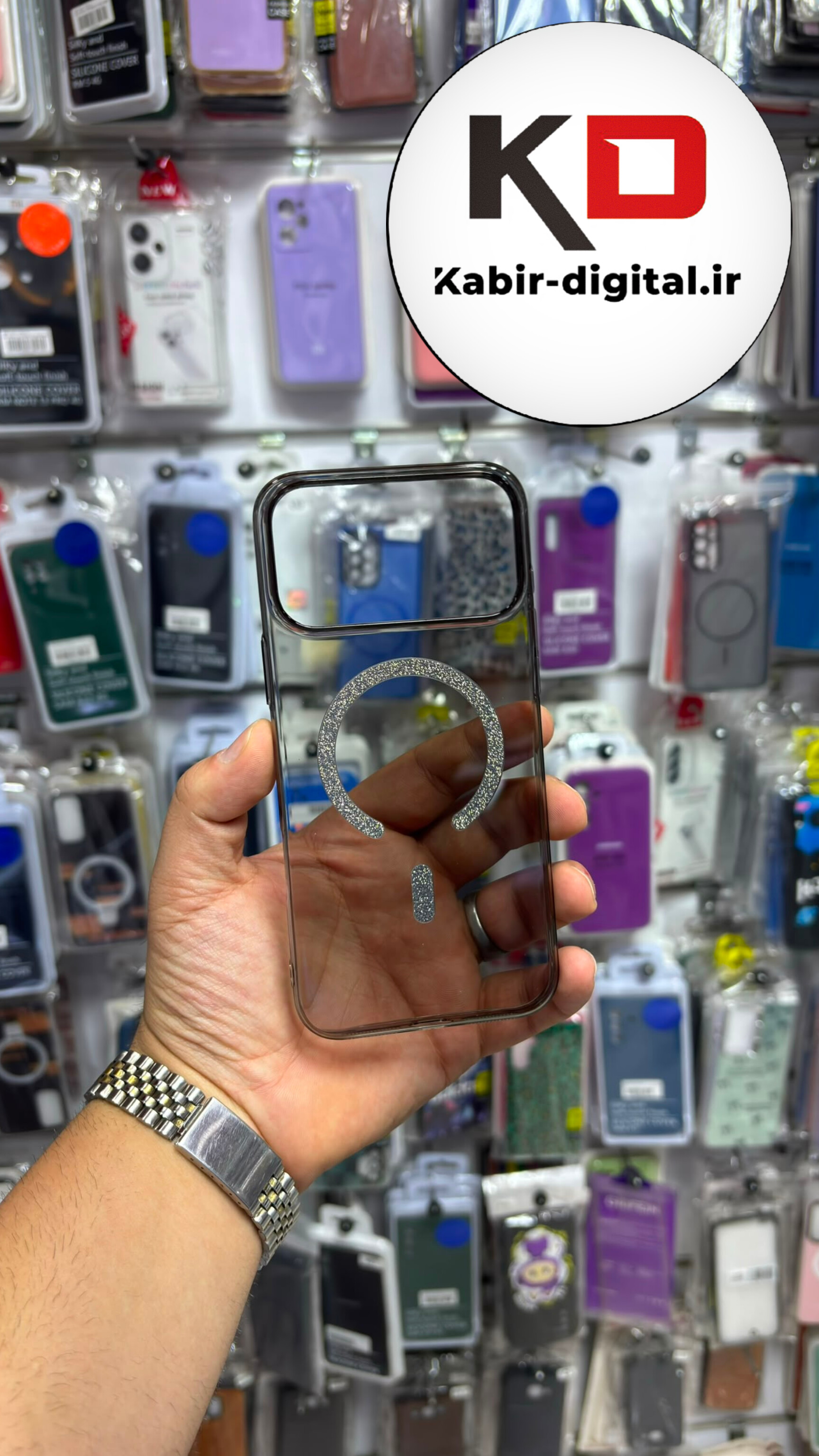 قاب گوشی iPhone 17 pro msx آیفون شفاف شاین لنز کرومی مگ سیف دار اورجینال Unique Case