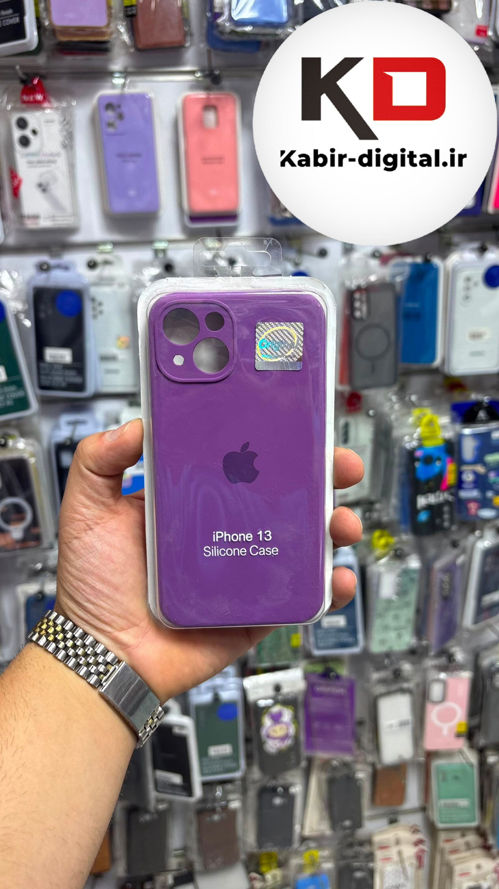 قاب گوشی iPhone  14  / 13 آیفون سیلیکونی اورجینال درجه یک داخل پارچه زیر بسته محافظ لنزدار