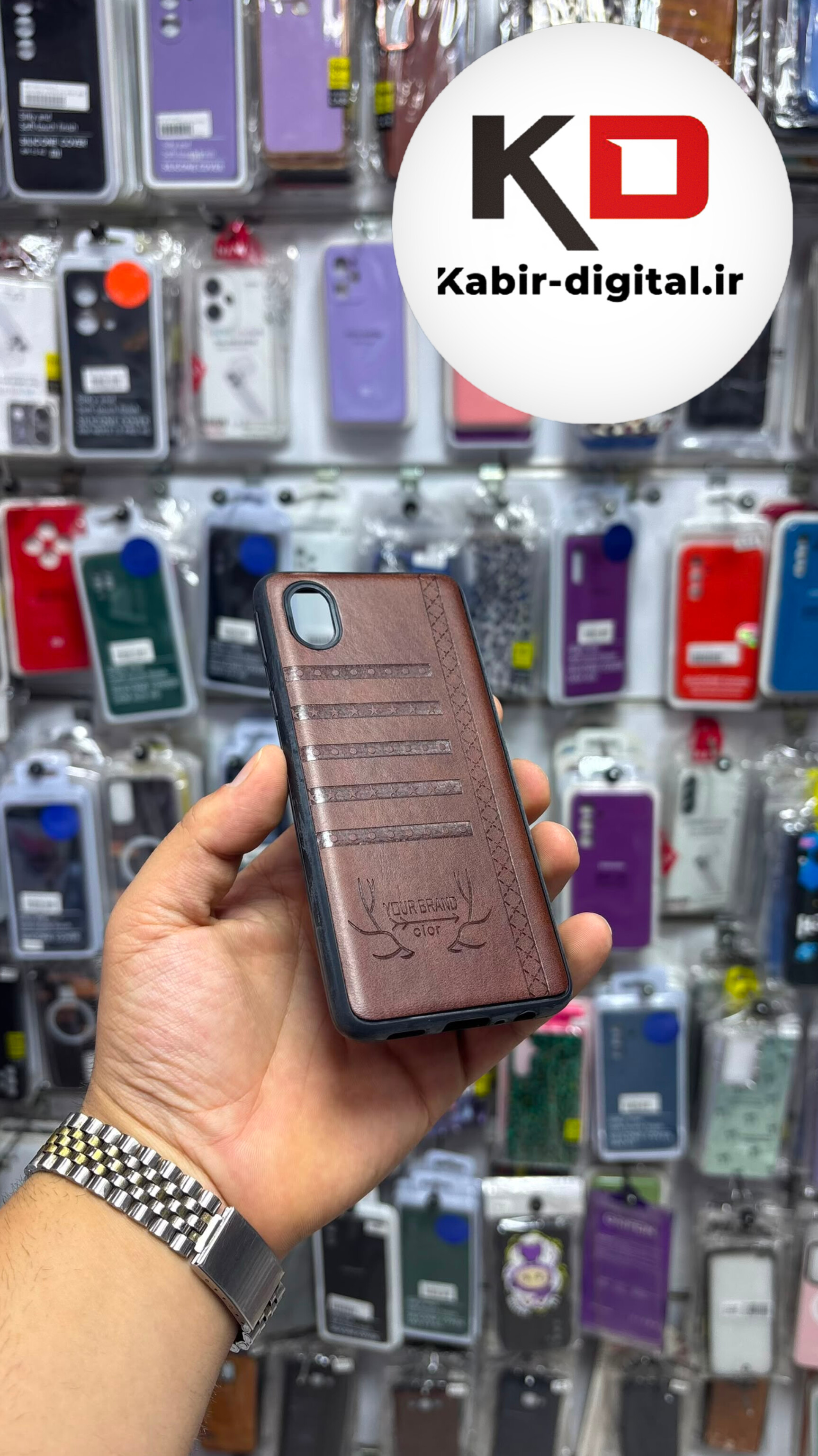 قاب گوشی Galaxy A01 Core سامسونگ طرح ژله ای چرمی ساده گوزنی محافظ لنزدار