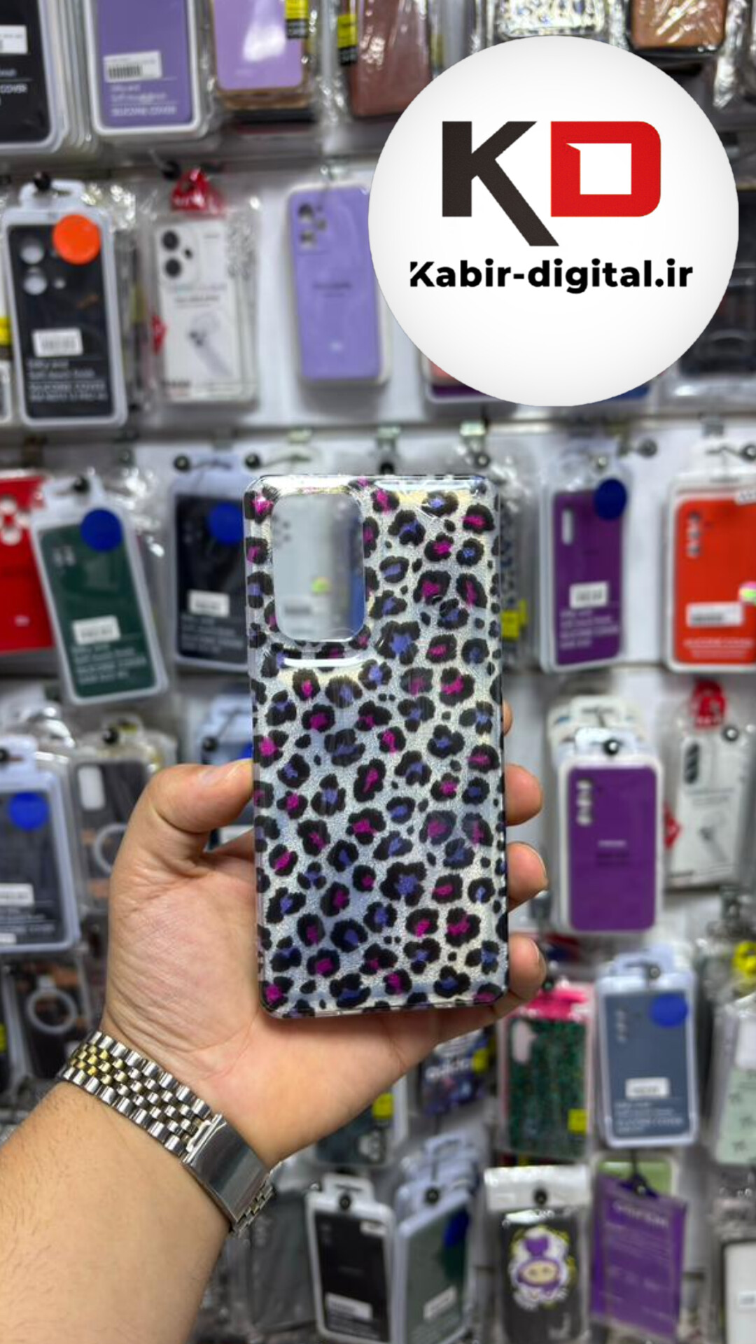 قاب گوشی Redmi Note 10 pro شیائومی سیلیکونی IMD لیزری دورمات ایربگ دار دکمه کرومی لاکچری سخت HARD طرح پلنگی