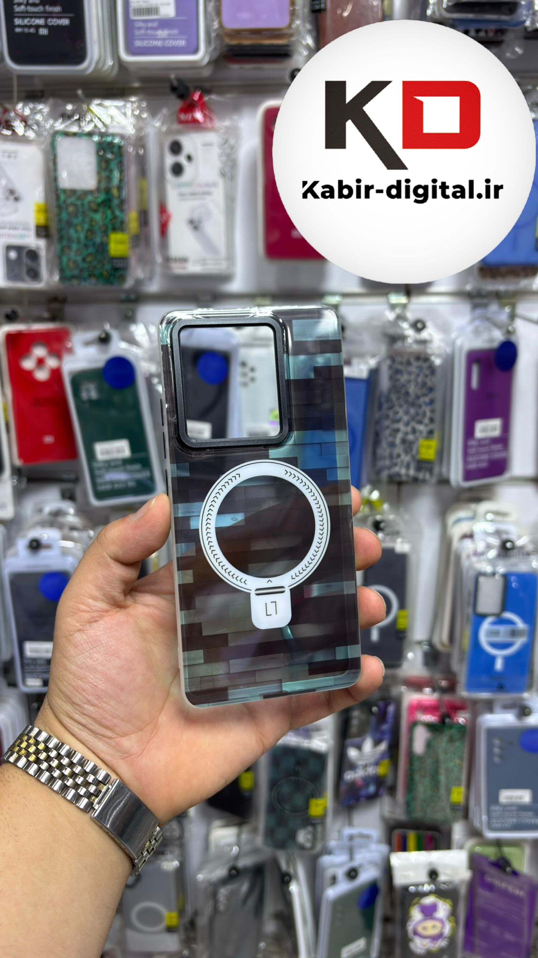 قاب گوشی Redmi Note 13 Pro 4G /Note 14S /POCO M6 Pro شیائومی پشت مات طرح مگ سیف ایربگ دار دور مات  محافظ لنزدار