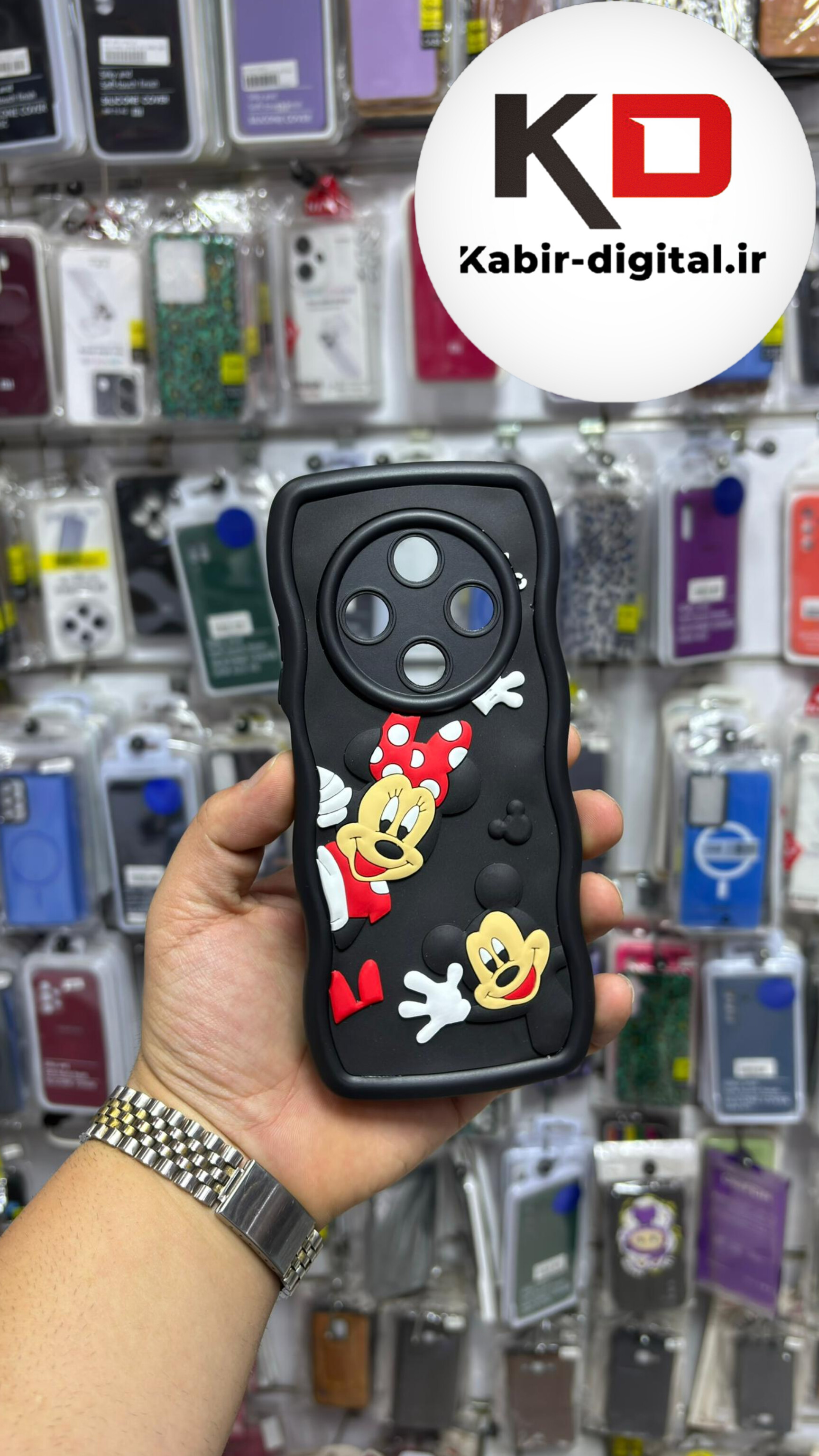 قاب گوشی Redmi 14C / POCO C75 / Redmi A4 شیائومی سیلیکونی طرح  Solid Case ضد ضربه عروسکی منحنی برجسته  محافظ لنز دار