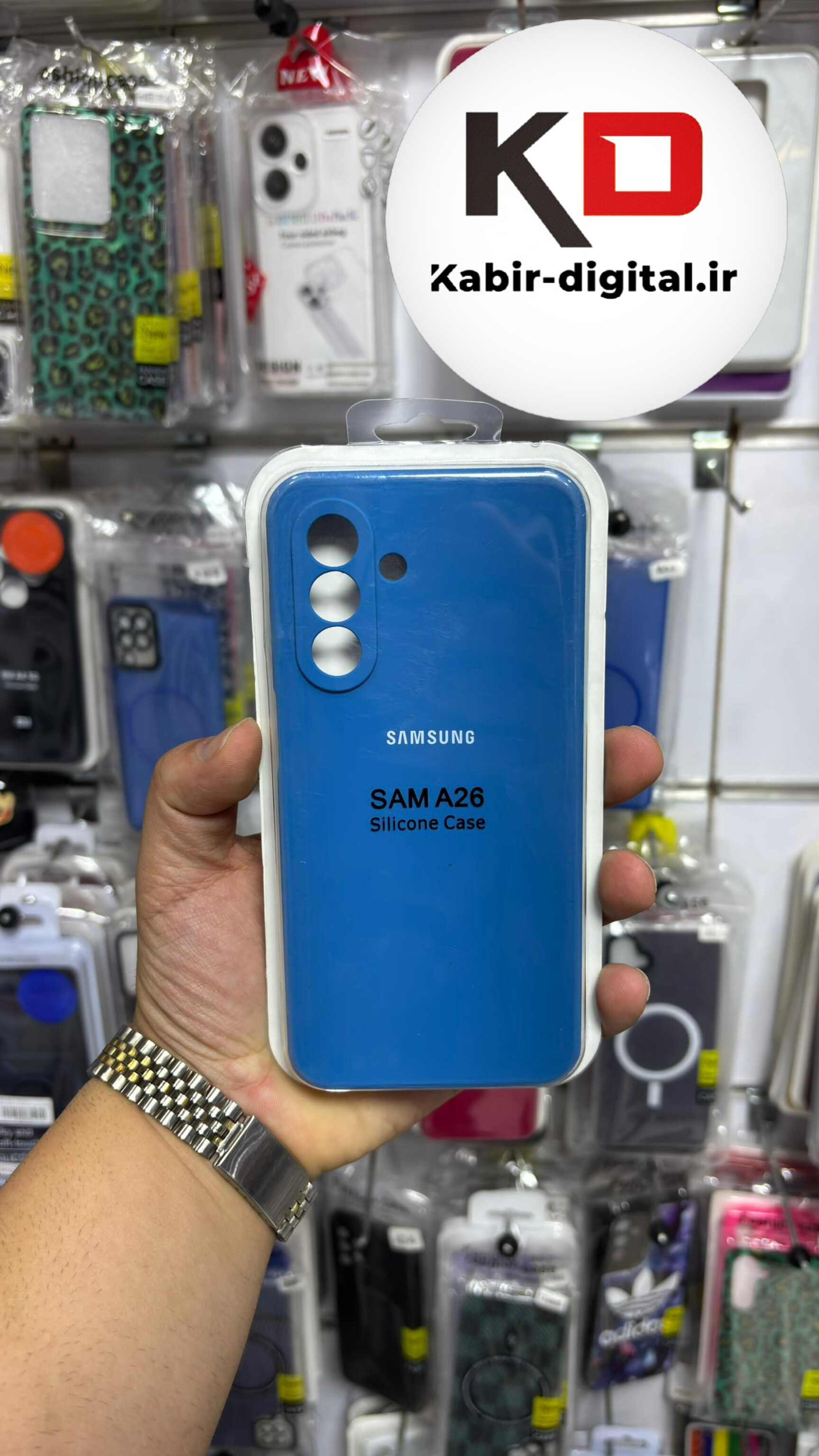 قاب گوشی Galaxy  A26 / A17 سامسونگ  سیلیکونی اورجینال درجه یک داخل پارچه زیر بسته محافظ لنزدار
