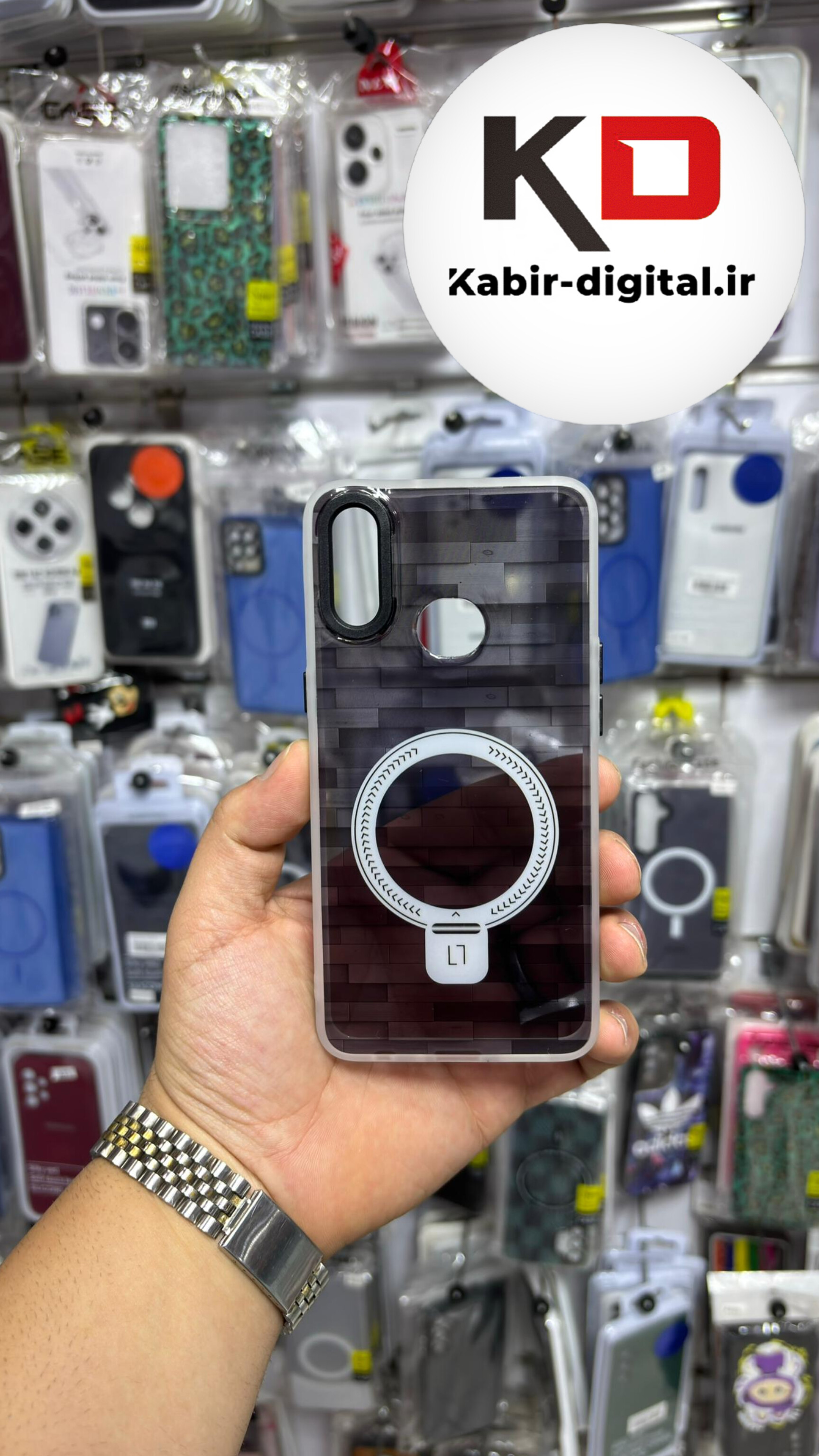 قاب گوشی Galaxy A10s سامسونگ پشت مات طرح مگ سیف ایربگ دار دور مات  محافظ لنزدار