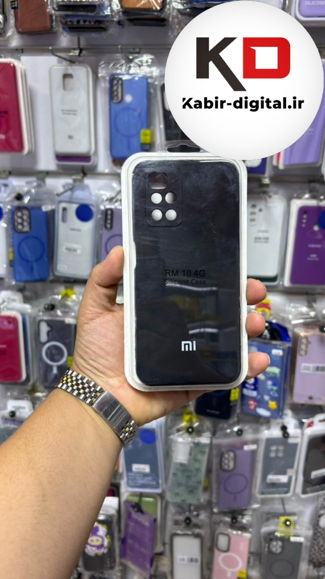 قاب گوشی Redmi 10 4G / POCO M4 Pro 4g شیائومی سیلیکونی اورجینال درجه یک داخل پارچه زیر بسته محافظ لنزدار مشکی