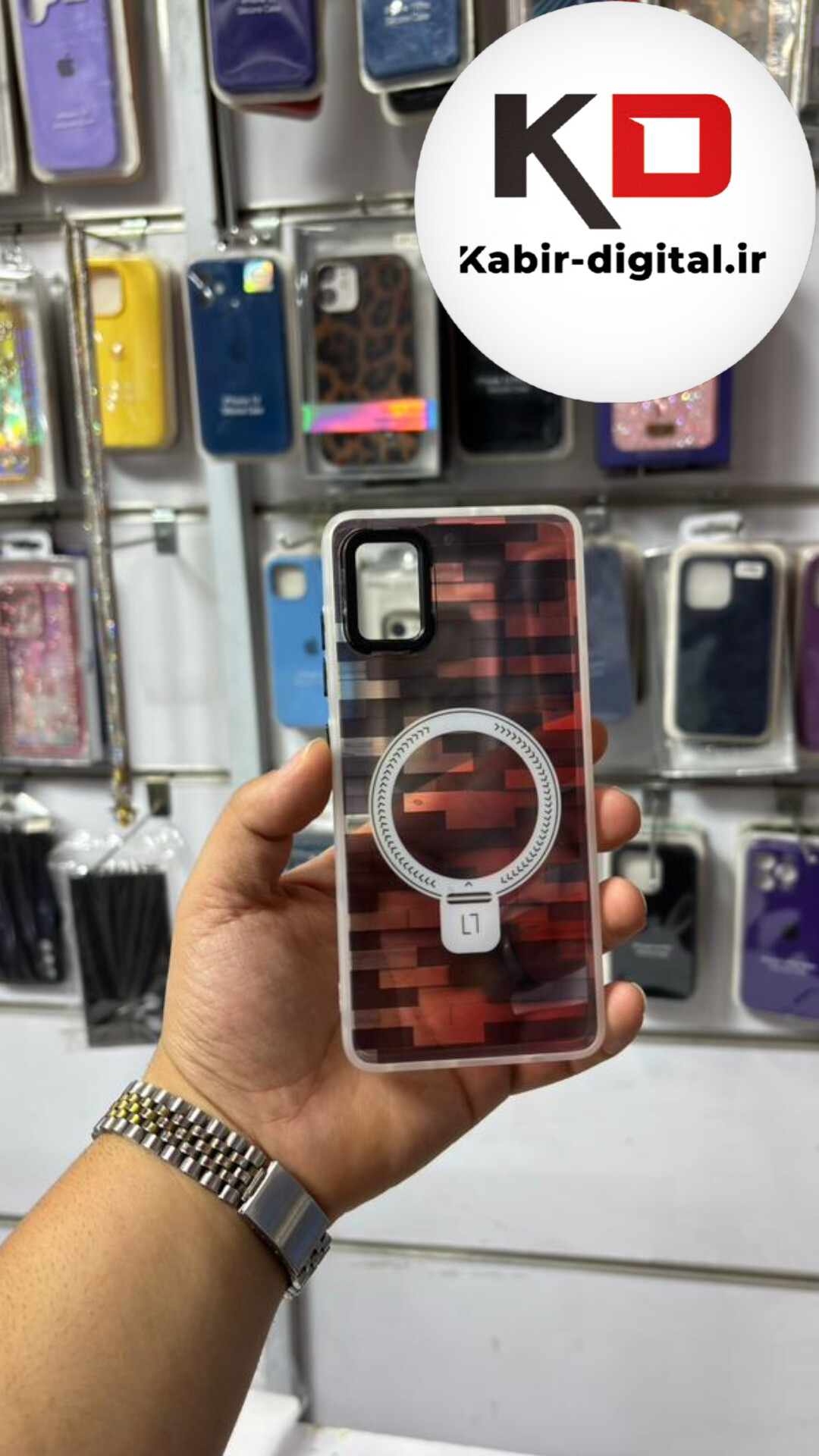 قاب گوشی Galaxy A51 / A31 سامسونگ  پشت مات طرح مگ سیف ایربگ دار دور مات  محافظ لنزدار