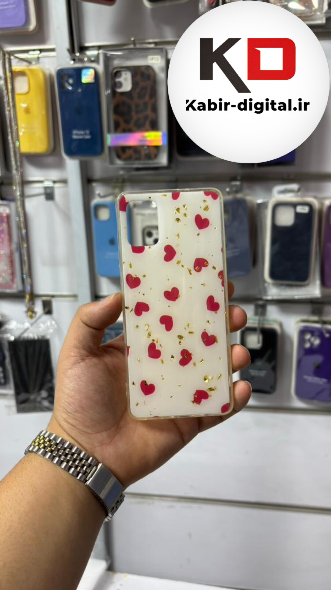 قاب گوشی Galaxy A51 / A31 سامسونگ طرح ژله ای فانتزی قلبی محافظ لنزدار سفید