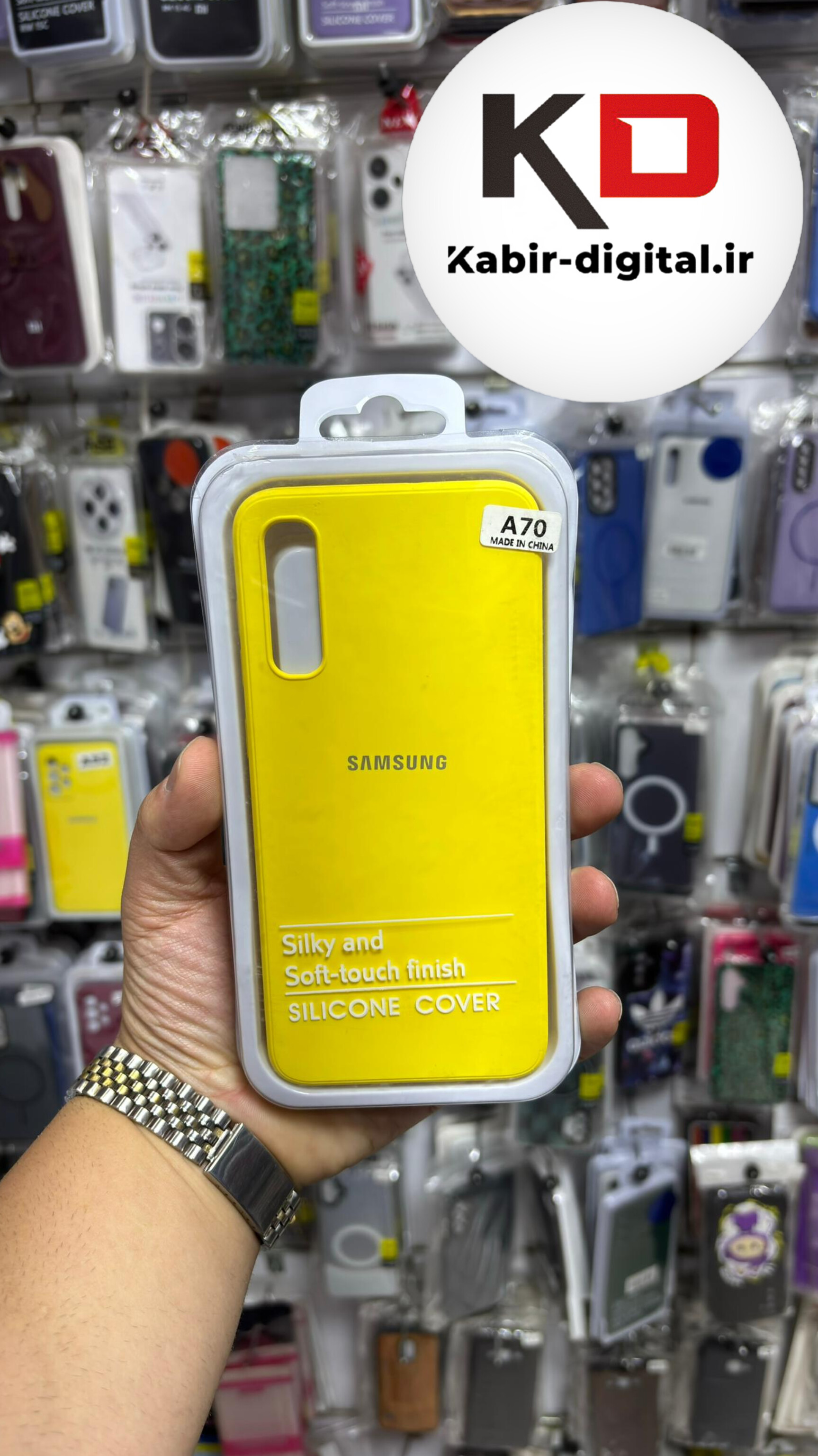قاب گوشی Galaxy A70s /A70 سامسونگ سیلیکونی اورجینال درجه یک داخل پارچه زیر بسته محافظ لنزدار