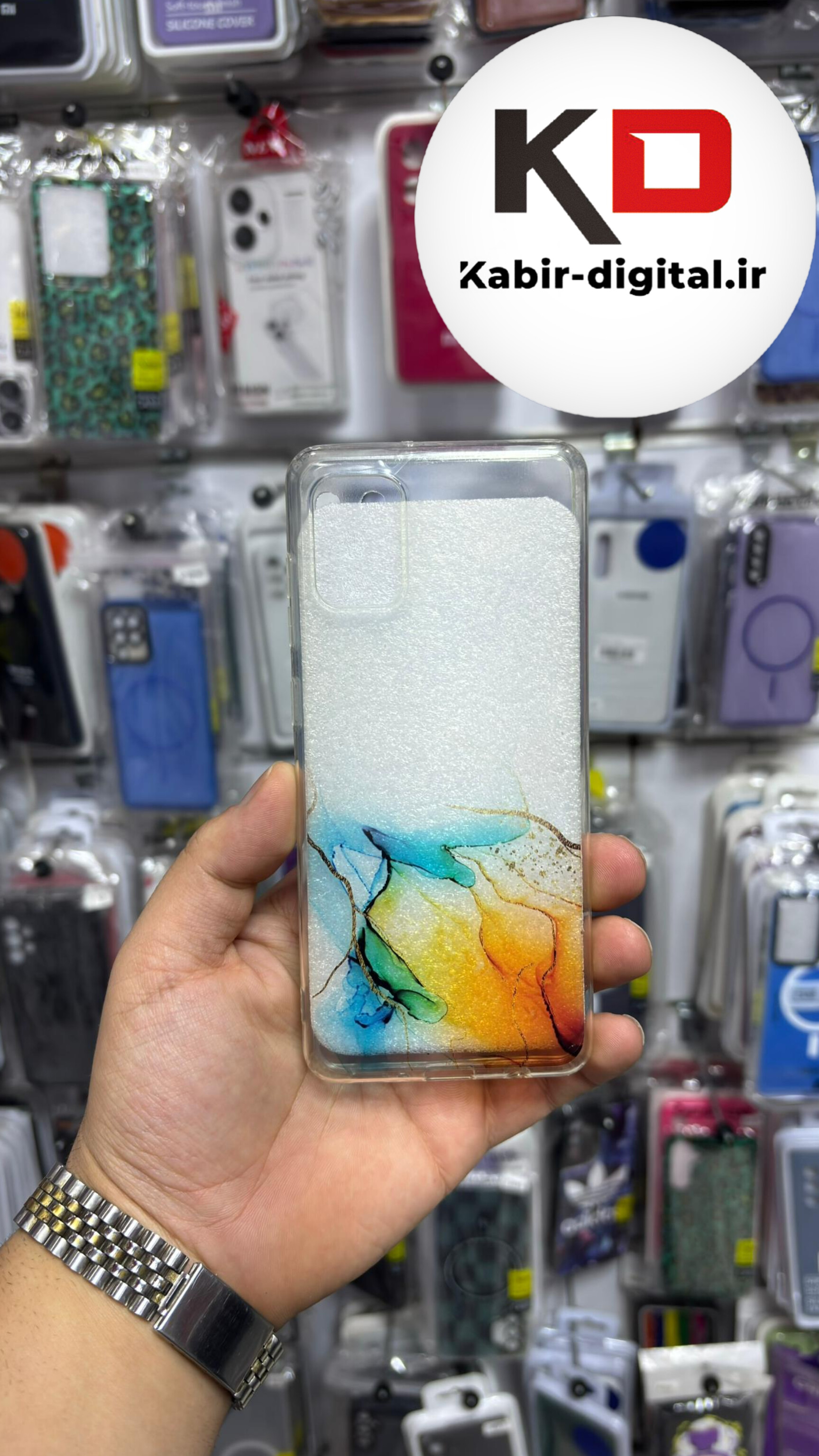 قاب گوشی Galaxy A31 / A51 سامسونگ سیلیکونی شفاف ژله ای طرح دار اورجینال محافظ لنز دار