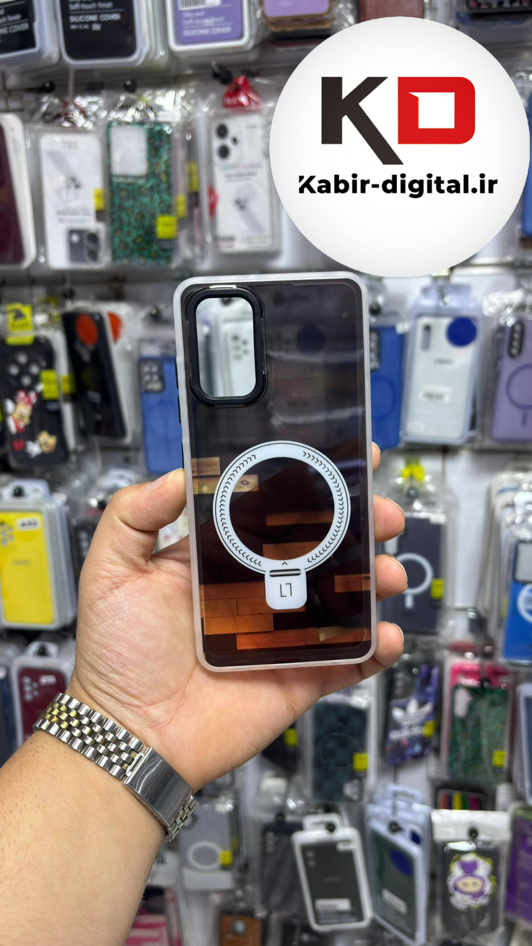 قاب گوشی Galaxy A32 4G سامسونگ پشت مات طرح مگ سیف ایربگ دار دور مات  محافظ لنزدار