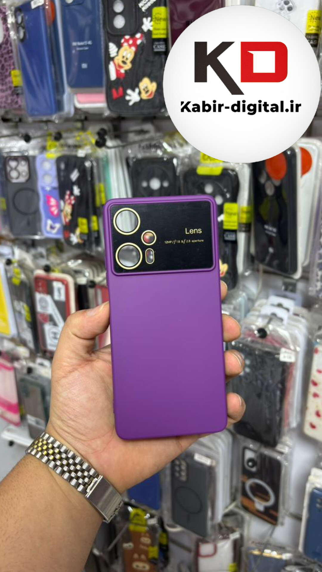 قاب گوشی POCO F5 شیائومی Camera Lens اورجینال سیلیکونی محافظ لنز دار