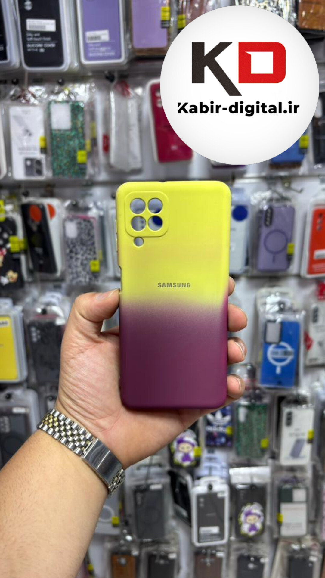 قاب گوشی Galaxy A22 4G / M32 سامسونگ سیلیکونی اورجینال درجه یک زیر بسته محافظ لنزدار  دو رنگ