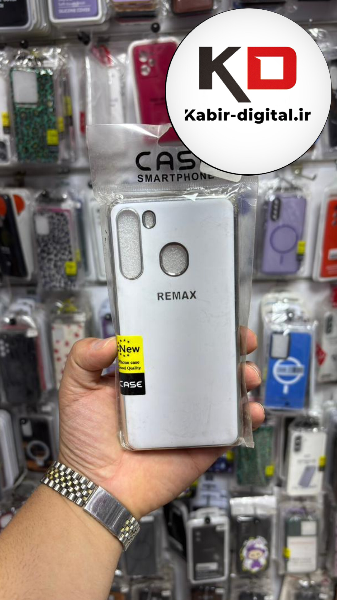 قاب گوشی Galaxy A21  سامسونگ مای کیس لاکچری My Case محافظ لنز دار سفید دور نقره ای