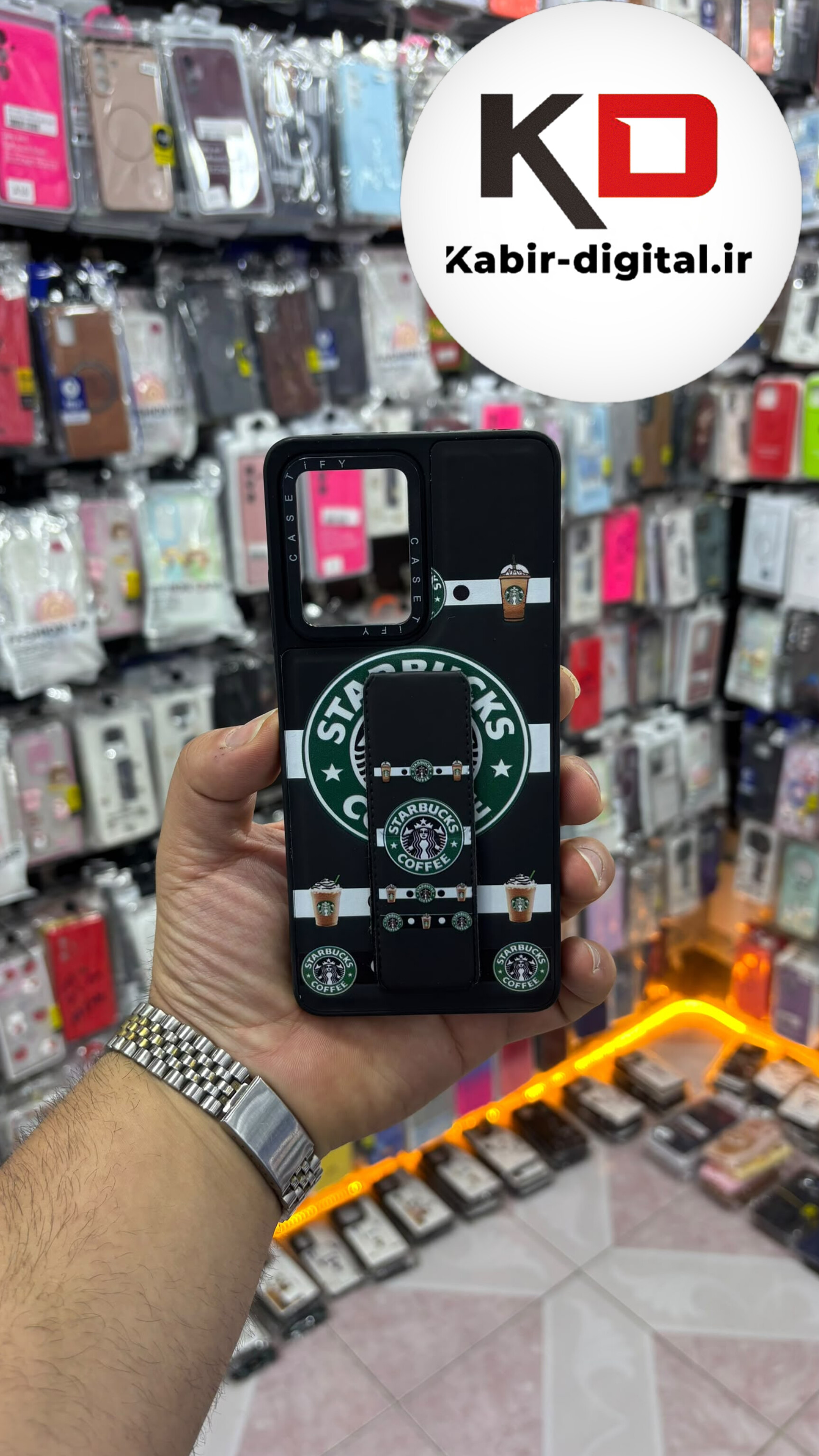 قاب گوشی Redmi Note 12 / 12 Pro شیائومیCasetify  استند شو اسپرت لنز برجسته طرح استار باکس