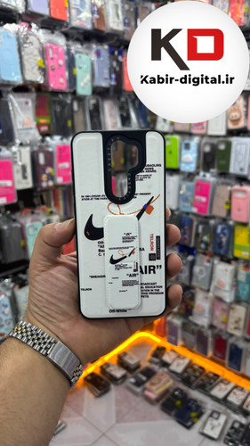 قاب گوشی Redmi Note 8 Pro شیائومی Casetify استند شو اسپرت لنز برجسته طرح نایک سفید