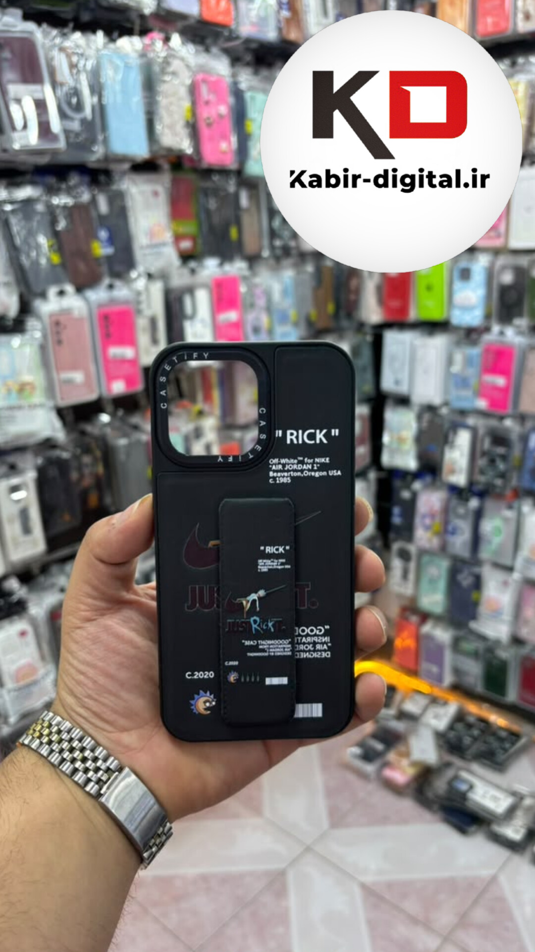 قاب گوشی iPhone 13 Pro Max ایفون  Casetify استند شو اسپرت لنز برجسته