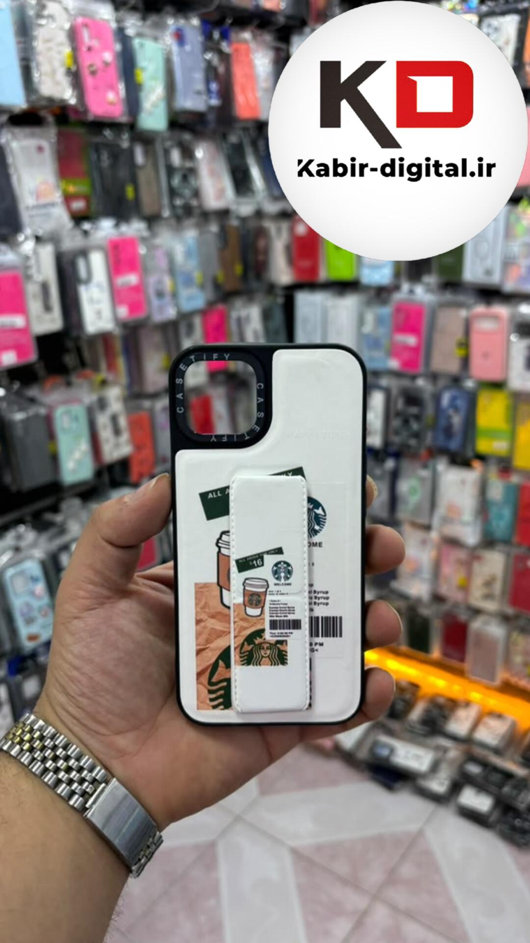 قاب گوشی iPhone 13 / 14 ایفون Casetify استند شو اسپرت لنز برجسته