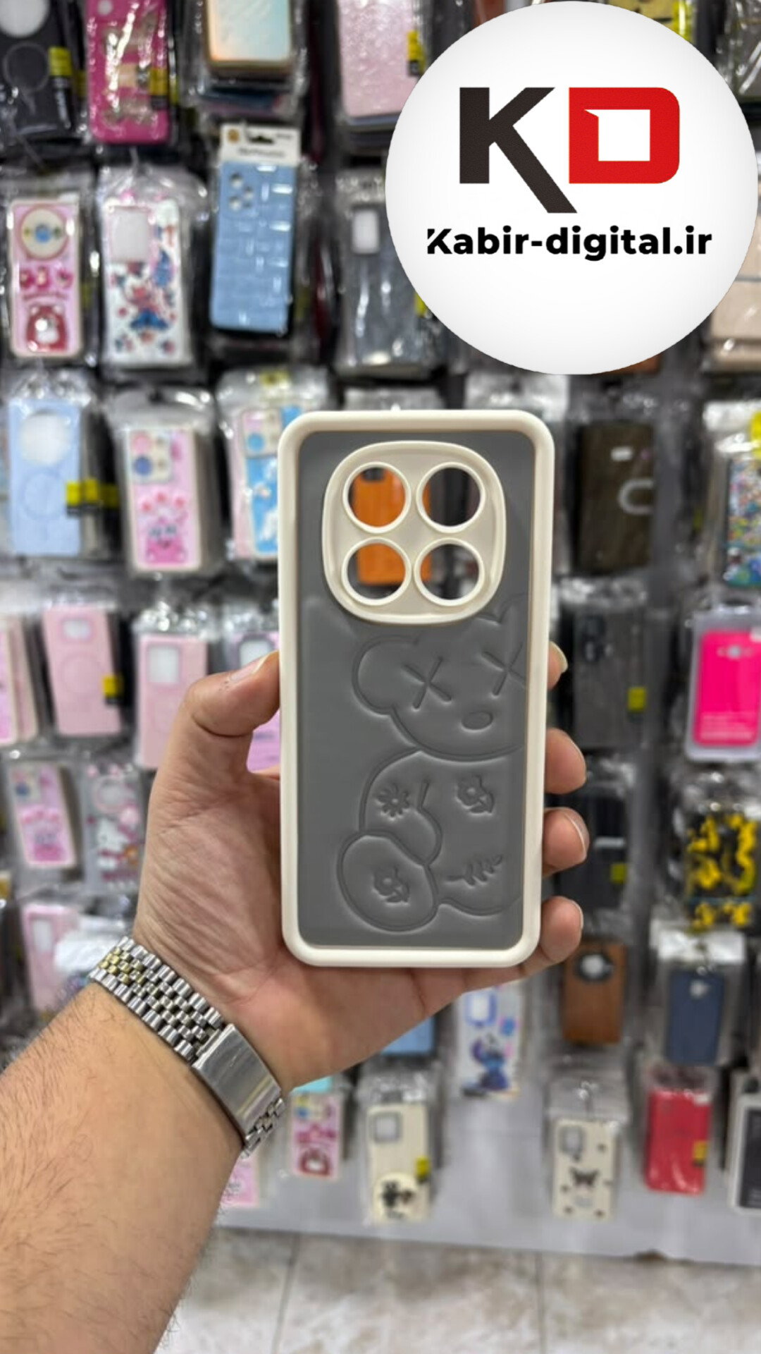 قاب گوشی Redmi Note 14 Pro 4G /Note 14 Pro 5G / Note 14 Pro Plus/ POCO X7 / Note 15 شیائومی سیلیکونی Solid Case ضد ضربه منحنی عروسکی برجسته محافظ لنز دار