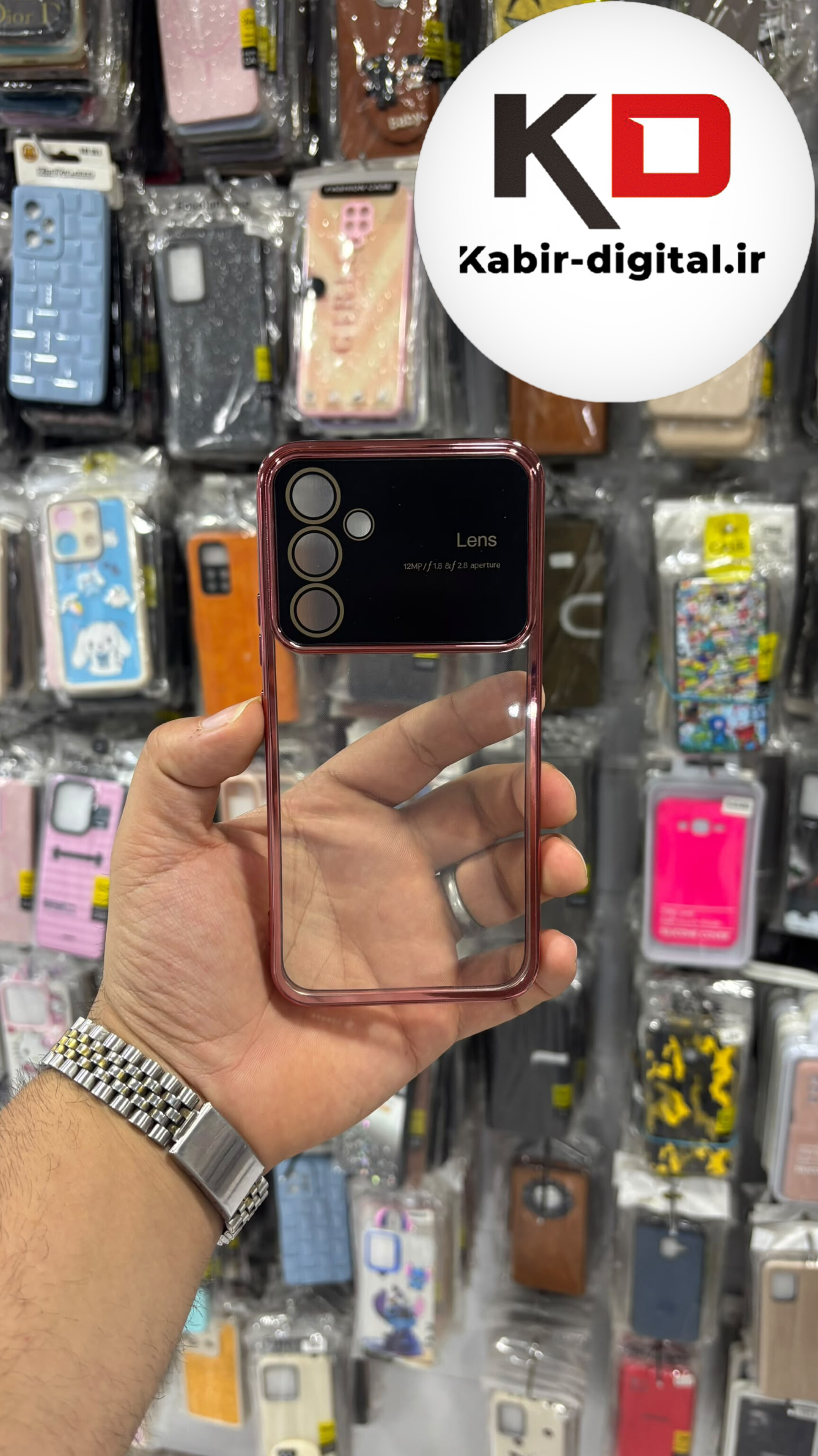 قاب گوشی Galaxy A54 سامسونگ Camera Lens شفاف دور قرمز محافظ لنزدار
