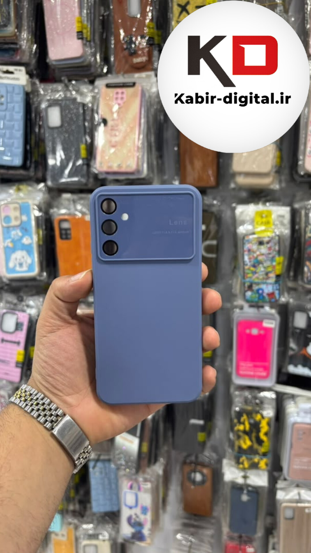 قاب گوشی Galaxy A34 سامسونگ Camera Lens سیلیکونی فیلی محافظ لنزدار