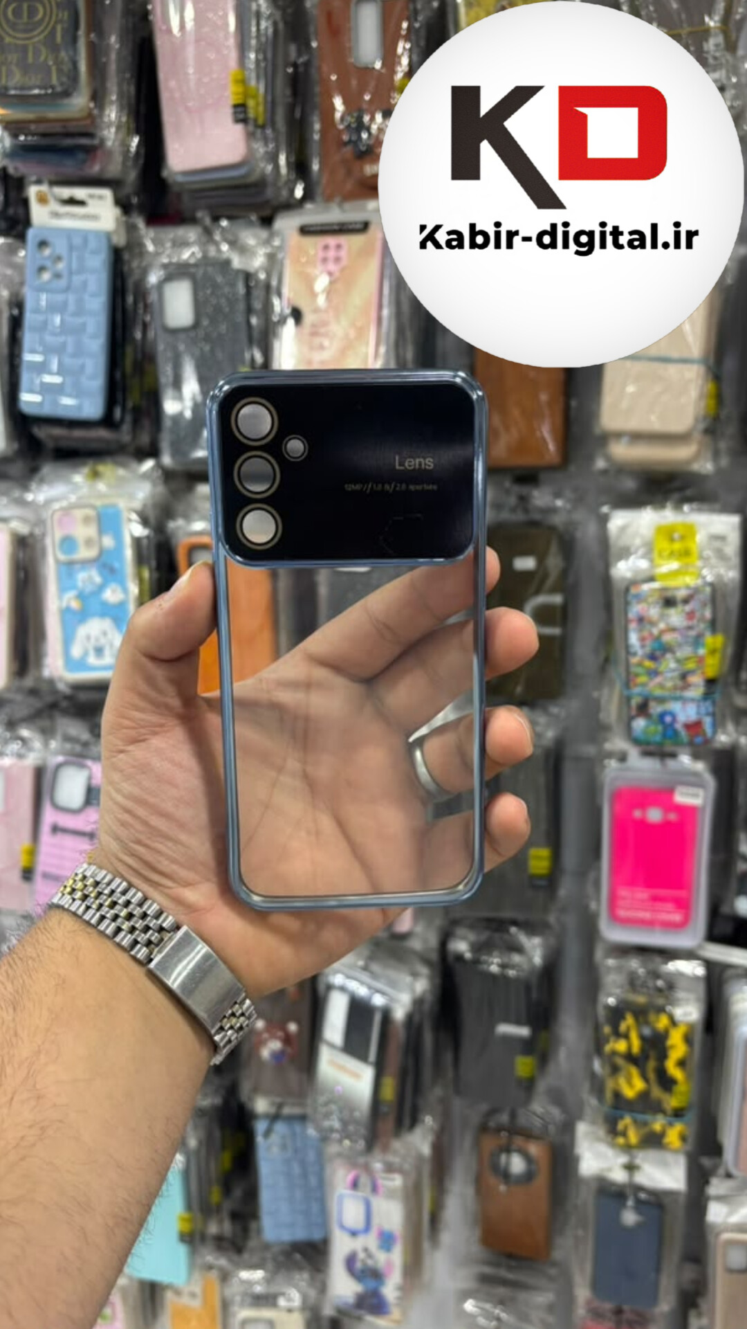 قاب گوشی Galaxy A34 سامسونگ Camera Lens شفاف دور فیلی محافظ لنزدار